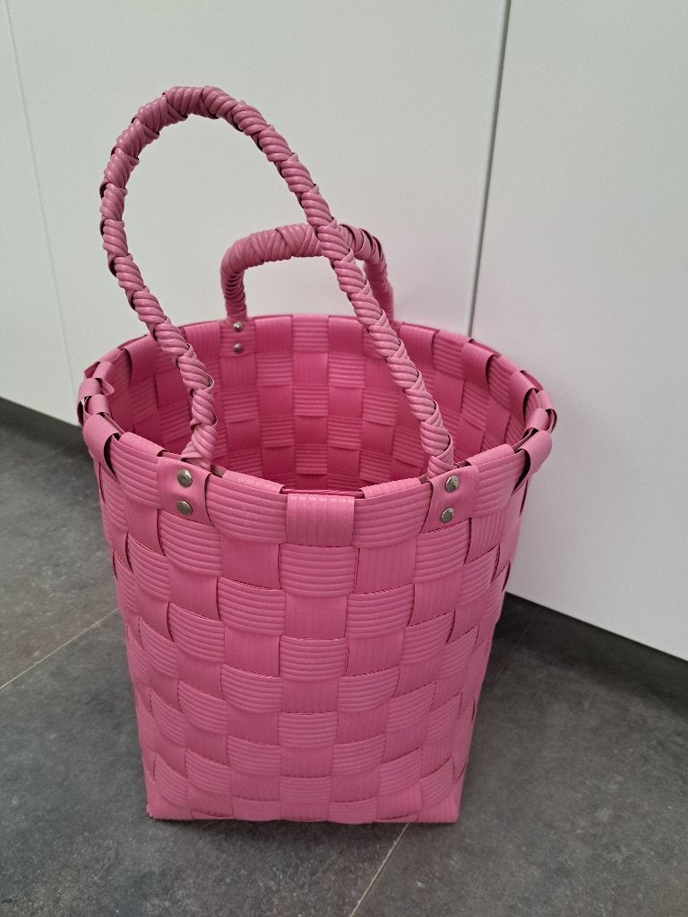 roze wastas / wasmand, afmeting 34 x 33 cm, Ophalen of Verzenden, Zo goed als nieuw, Roze, Wasmand