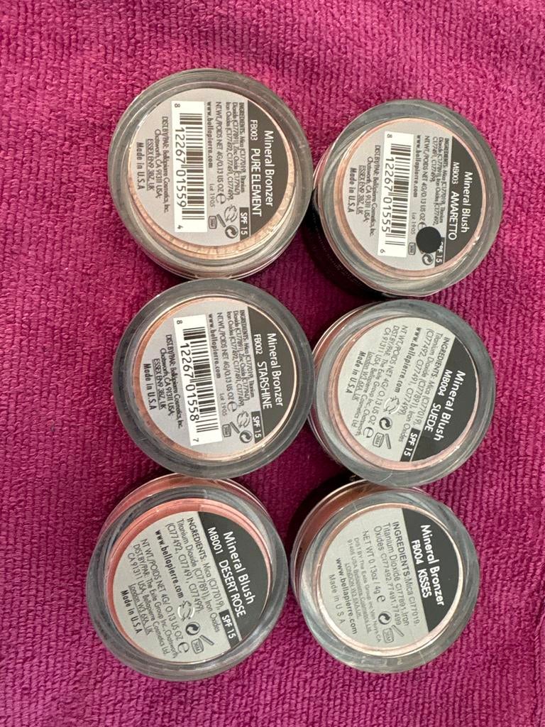 Bellapierre Mineral Bronzer en Blush Set, Ophalen of Verzenden, Roze, Wangen