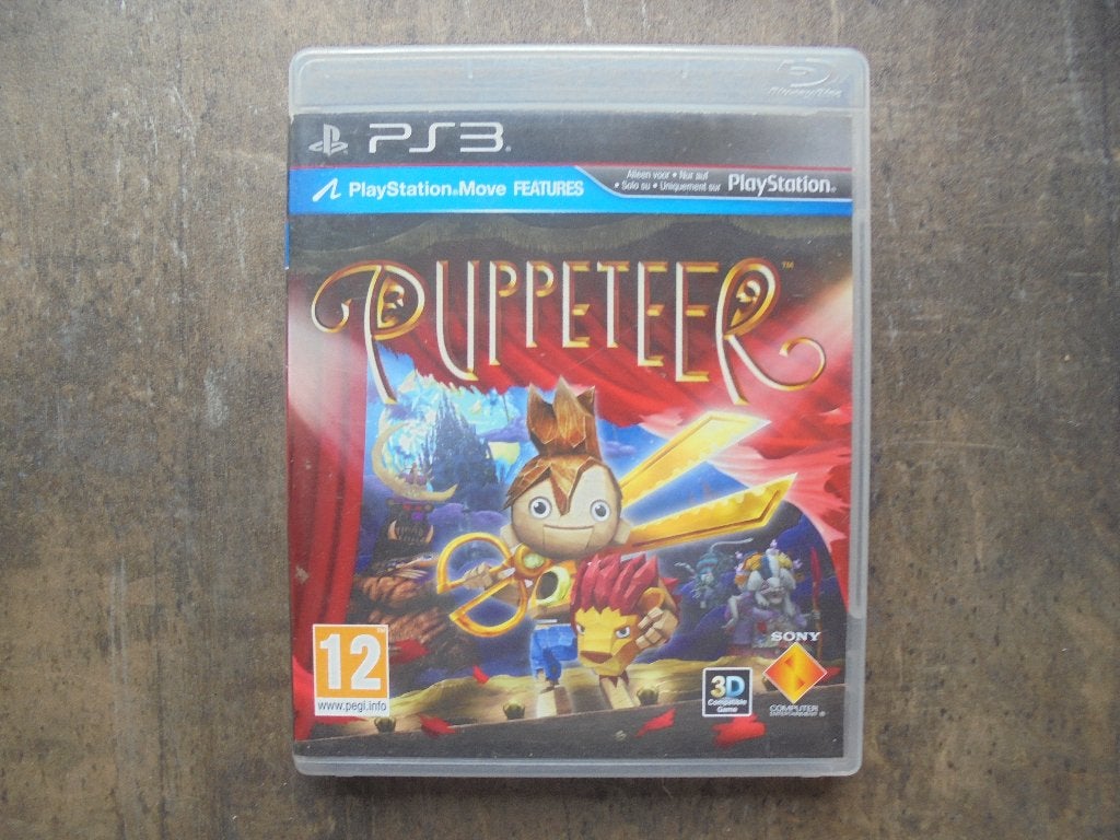 Puppeteer voor PS3 (zie foto's), Avontuur en Actie, Gebruikt, 1 speler, Ophalen of Verzenden