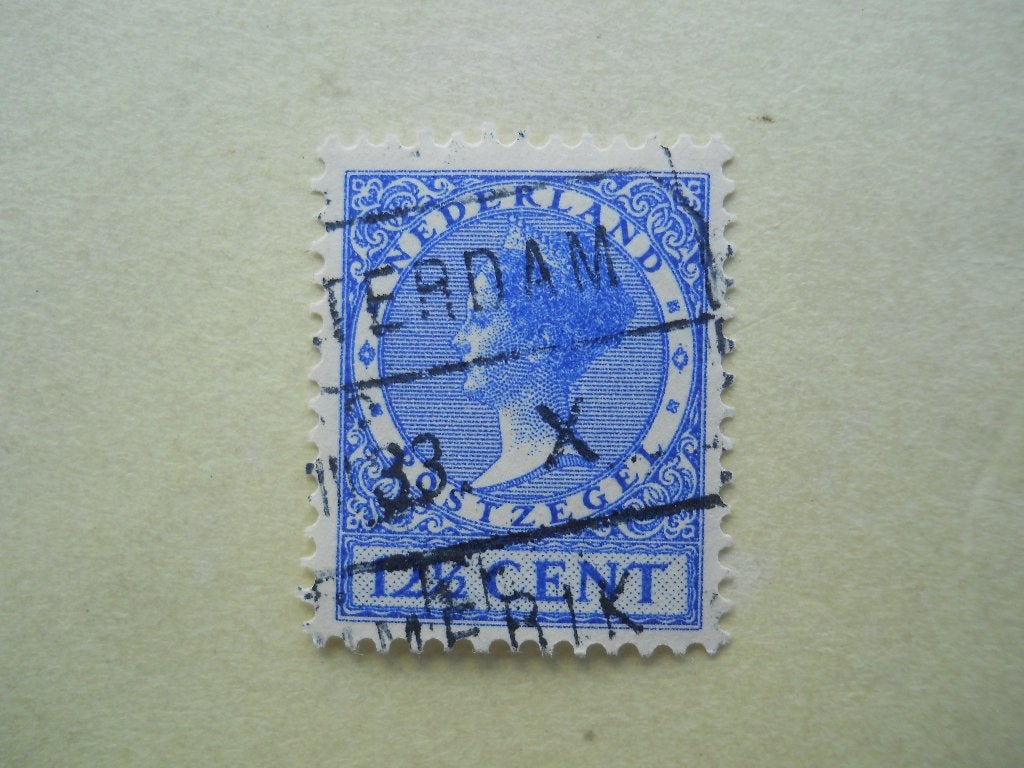 Nederland 1926 Kon. Wilhelmina Nvph.185 Trein A'dam-Emmerik, Ophalen of Verzenden, T/m 1940, Gestempeld