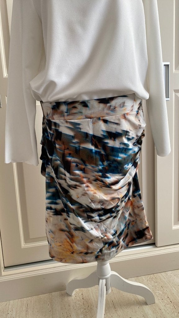 Rok Rimpelrok Promiss Maat 42, Kleding | Dames, Rokken, Promiss, Meerkleurig, Maat 42/44 (L), Ophalen of Verzenden