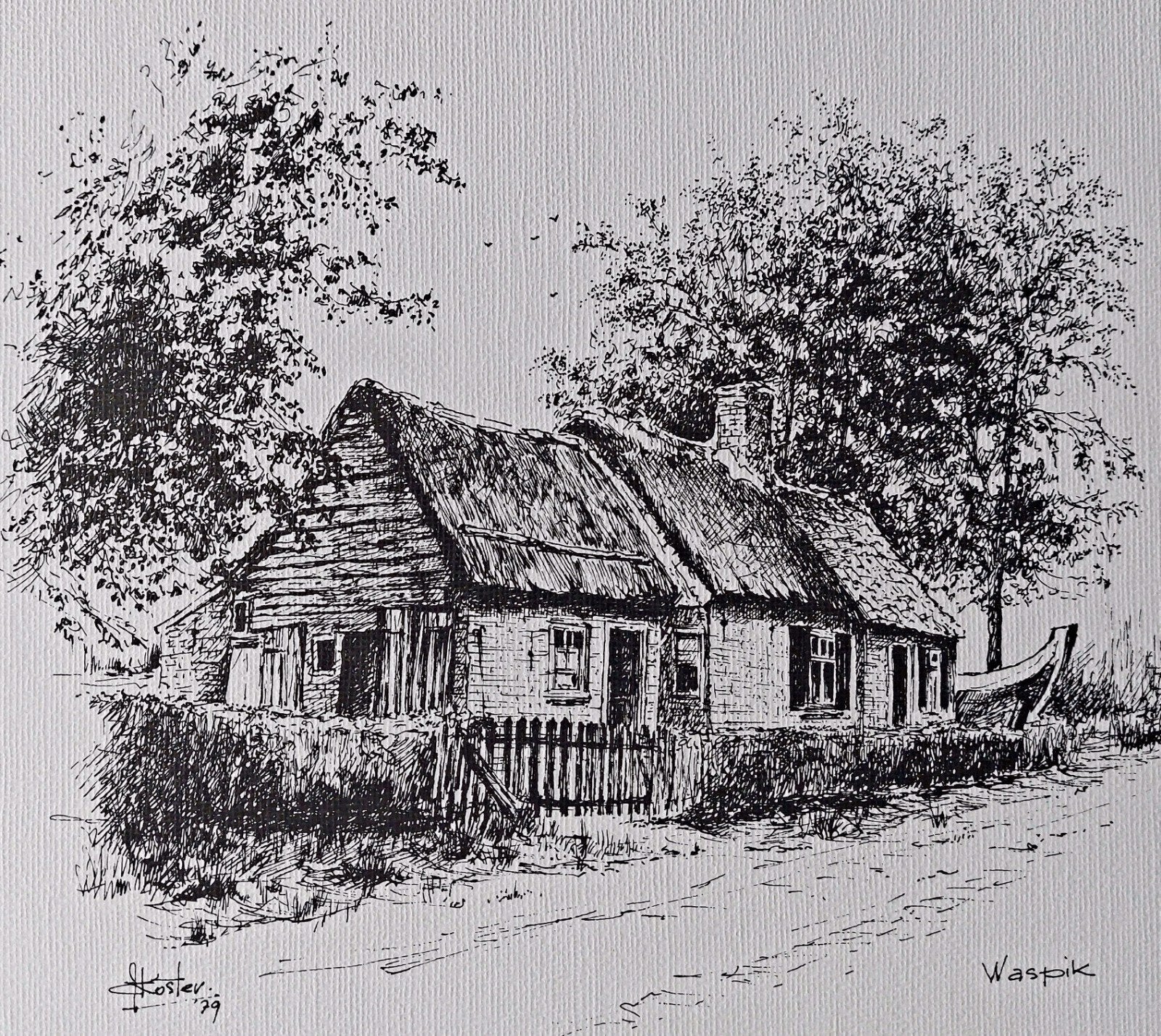 Waspik ... Stadhoudersdijk 22 ... Kees Koster ..., Ophalen of Verzenden