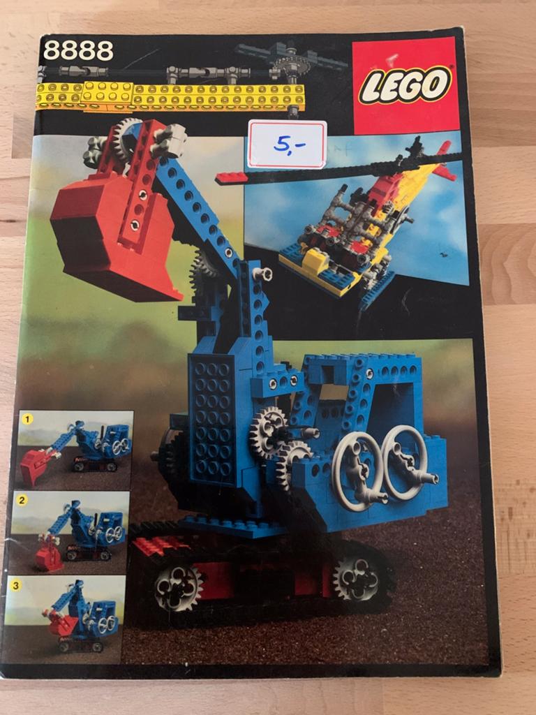 Lego Technic 8888 bouw ideeën boek, Ophalen of Verzenden, Gebruikt