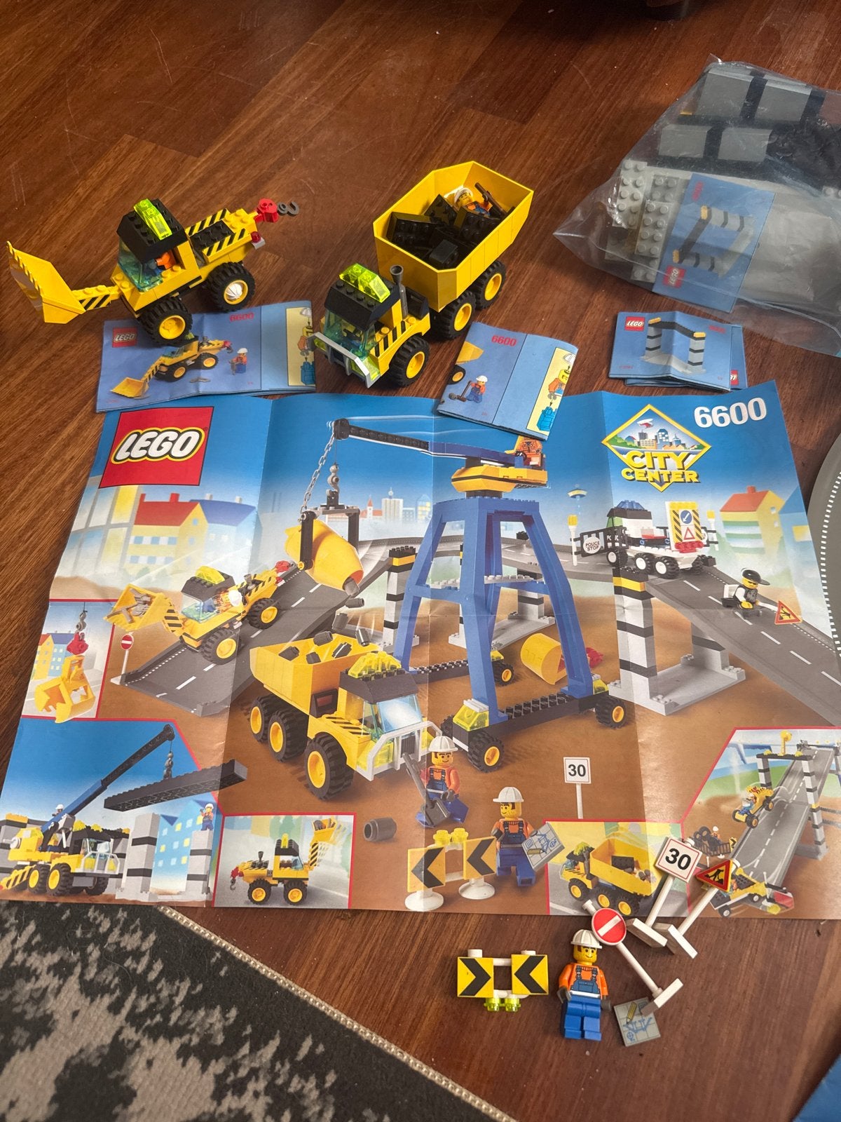 LEGO City Center 6600 - Complete set met instructies, City, Lego, Ophalen of Verzenden, Zo goed als nieuw