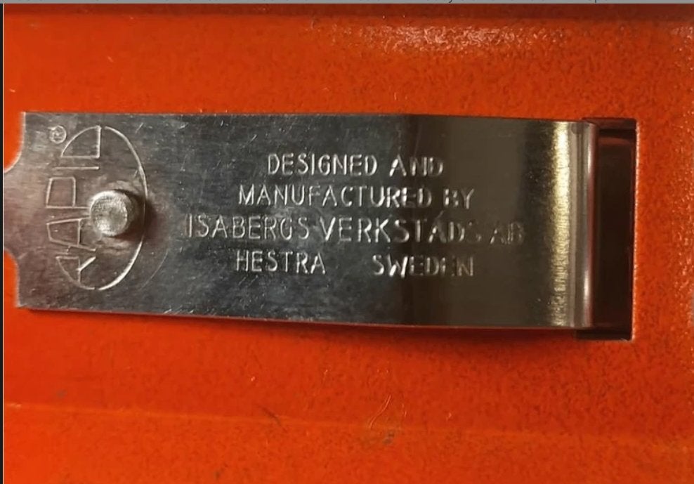 Vintage Rapid Nietmachine oranje mogelijk jaren '60., Ophalen of Verzenden