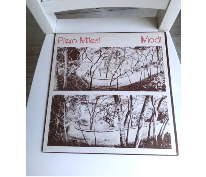 original lp- piero milessi- modi-  *1982*, Inclusief binnenhoes, Ophalen of Verzenden, Zo goed als nieuw, 12 inch