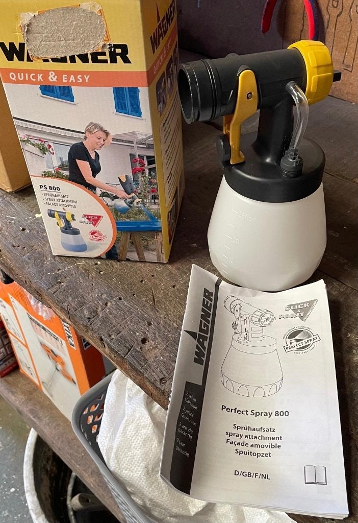 Wagner Perfect Spray 800 Spuitopzet Quick & Easy, Doe-het-zelf en Verbouw, Schildersmaterialen, Ophalen of Verzenden, Nieuw, Verfspuit of Verfpomp