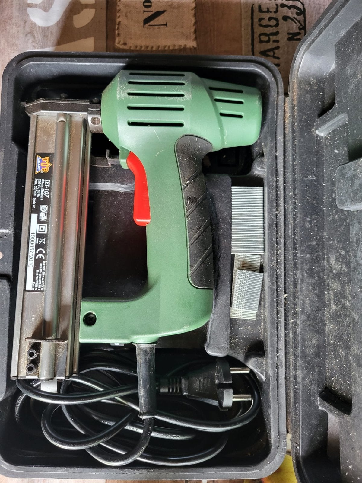 Tacklife Tacker/Nietmachine met koffer, Ophalen, Zo goed als nieuw, Tacker/nietmachine, Overige merken