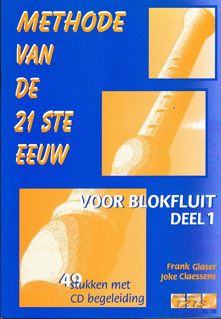 Methode van de 21ste eeuw blokfluit 1 en 2 met CD, Gebruikt, Klassiek, Ophalen of Verzenden, Blokfluit