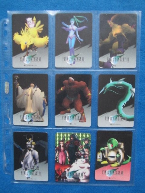 Collector Cards Final Fantasy VII 7 of VIII 8 of IX 9, Ophalen of Verzenden, Nieuw