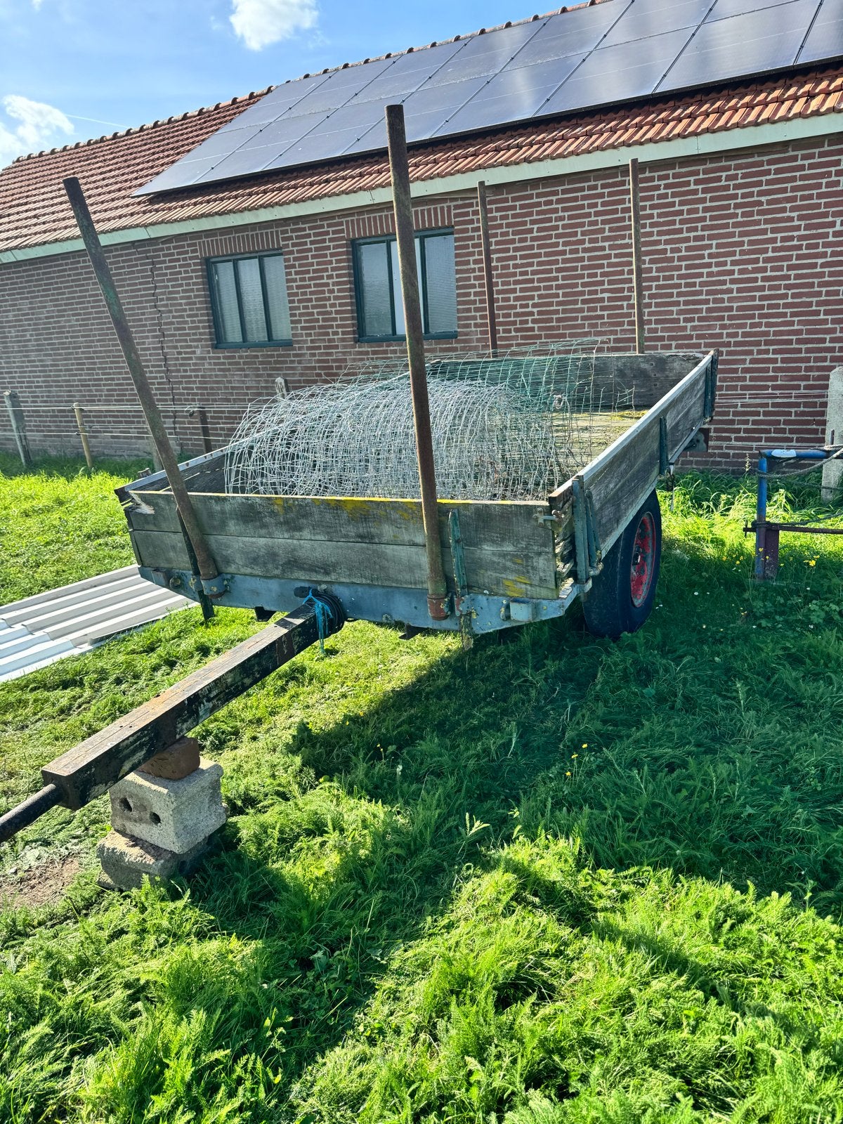Opknapper: kar (éénasser), Ophalen, Weidebouw