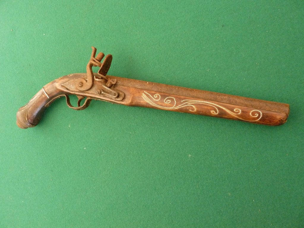 Pistool antieke replica, Antiek en Kunst, Ophalen of Verzenden