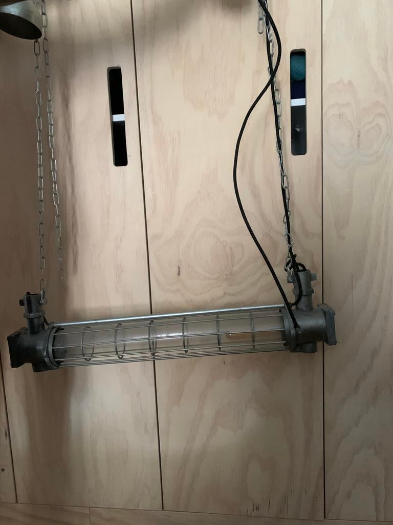 VT wonen industriele  tube lamp, Ophalen, Zo goed als nieuw, 75 cm of meer