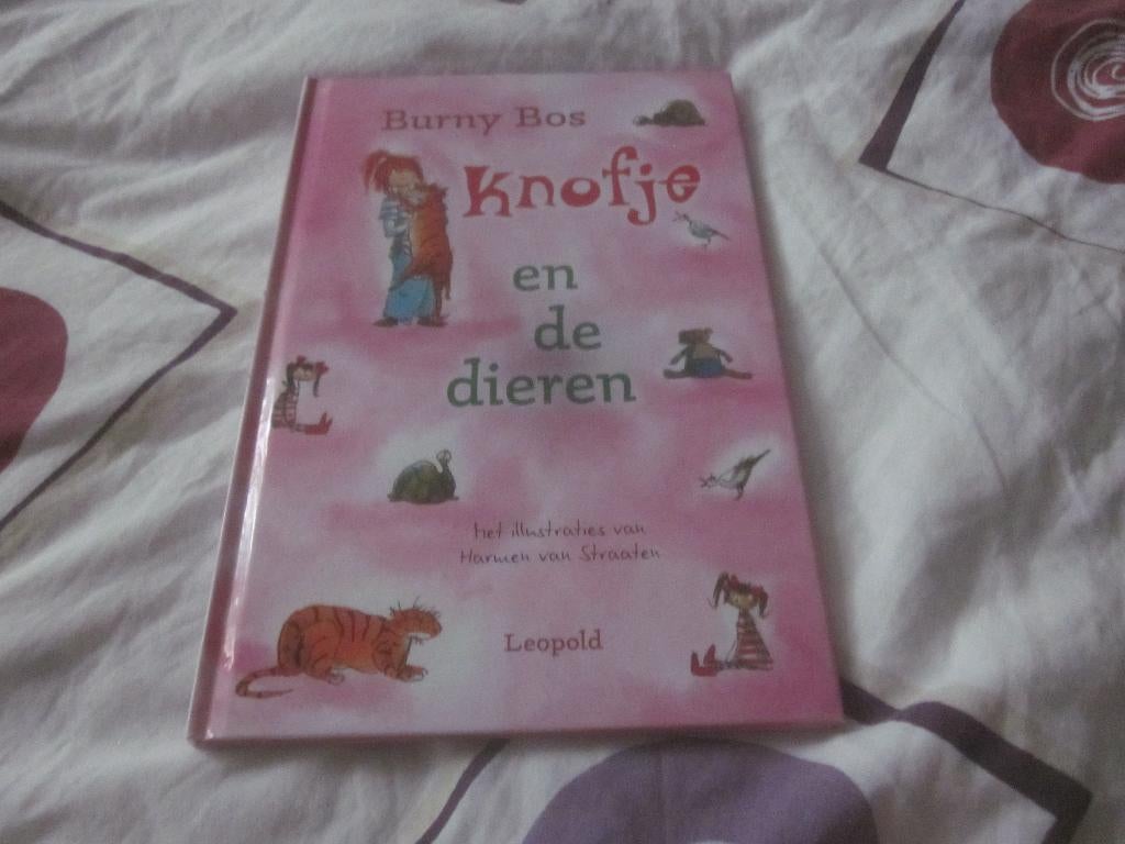 Knofje en de dieren Burny Bos illustraties Harmen v Straaten, Fictie algemeen, Jongen of Meisje, Ophalen of Verzenden, Zo goed als nieuw