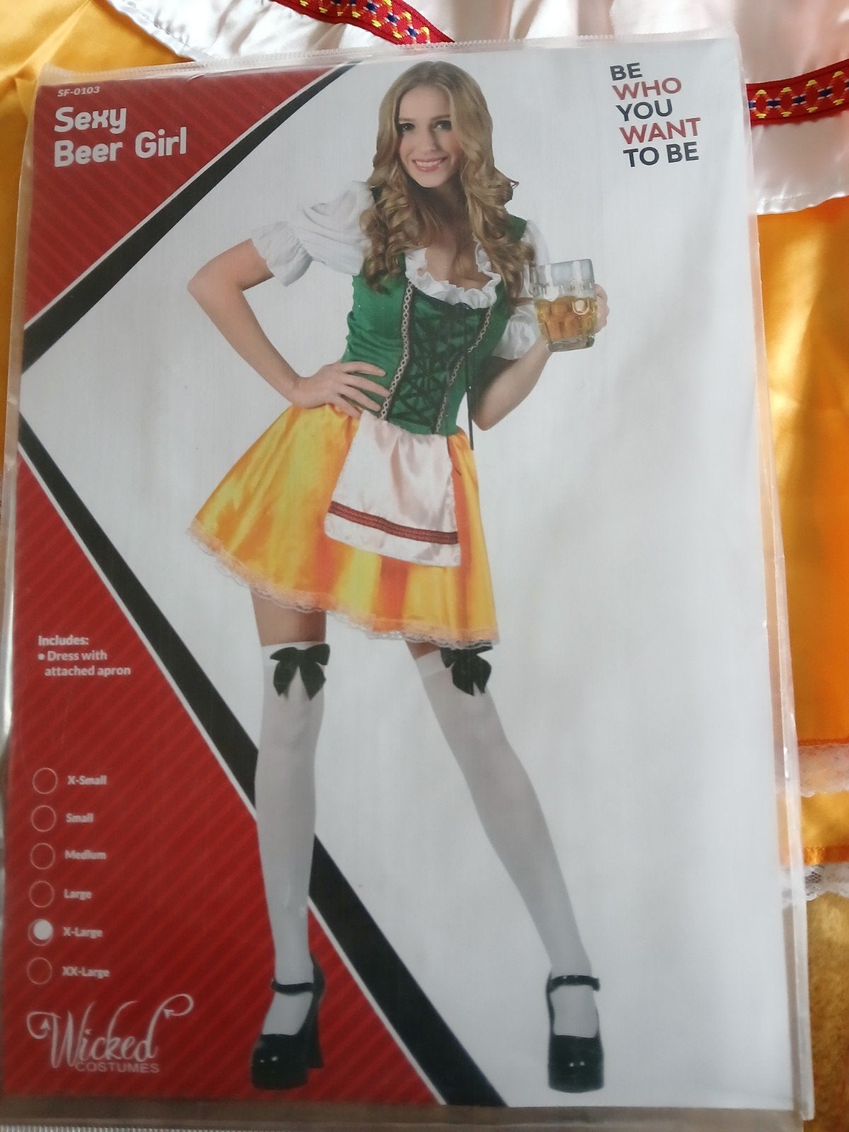 Dirndl Octoberfest jurkje maat XL, Ophalen, Zo goed als nieuw, Maat 46/48 (XL) of groter, Overige thema's