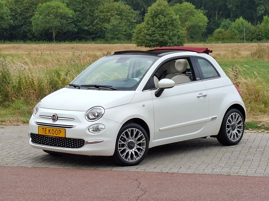 Fiat 500 C 1.2 bj 2019 Vol Extra’s 16.000 KM Nieuwstaat !, Voorwielaandrijving, Stof, Euro 6, 4 cilinders