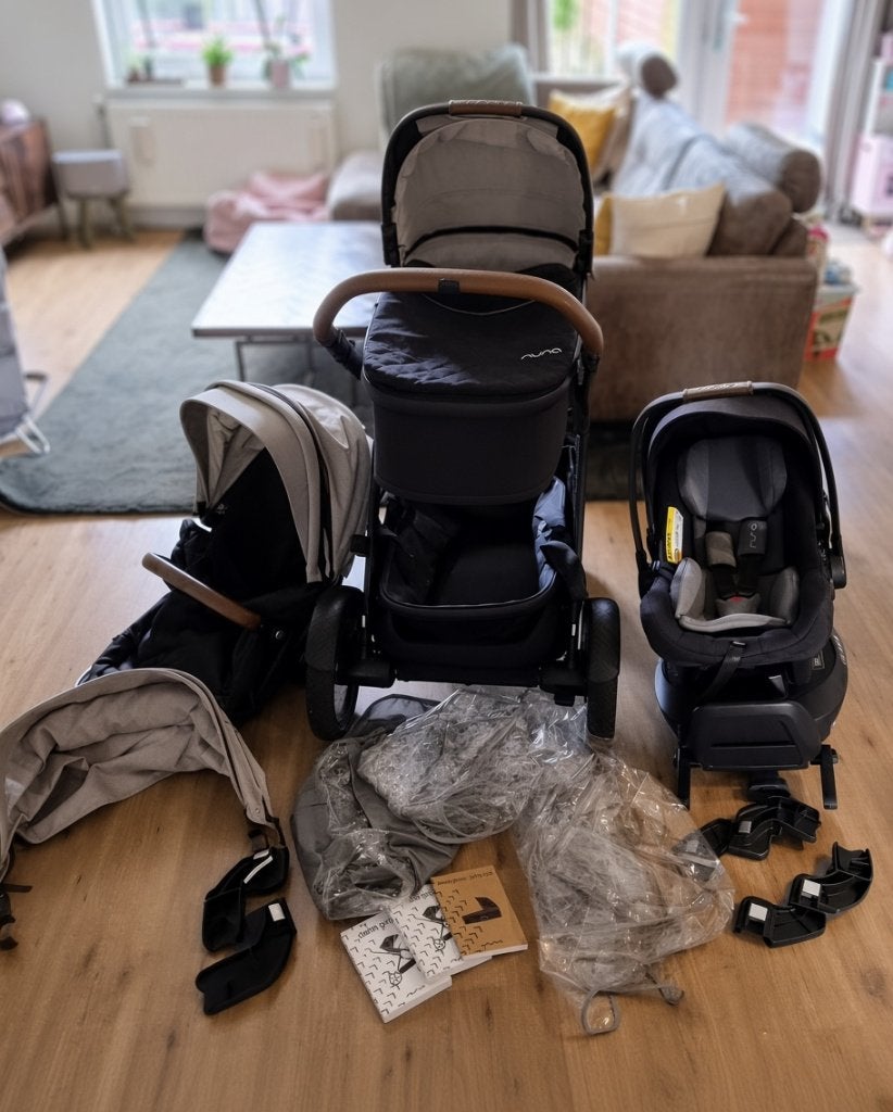 Nuna Demi Grow 3-in-1 set + autostoel & base | duowagen, Kinderen en Baby's, Gebruikt, Duowagen, Combiwagen, Ophalen