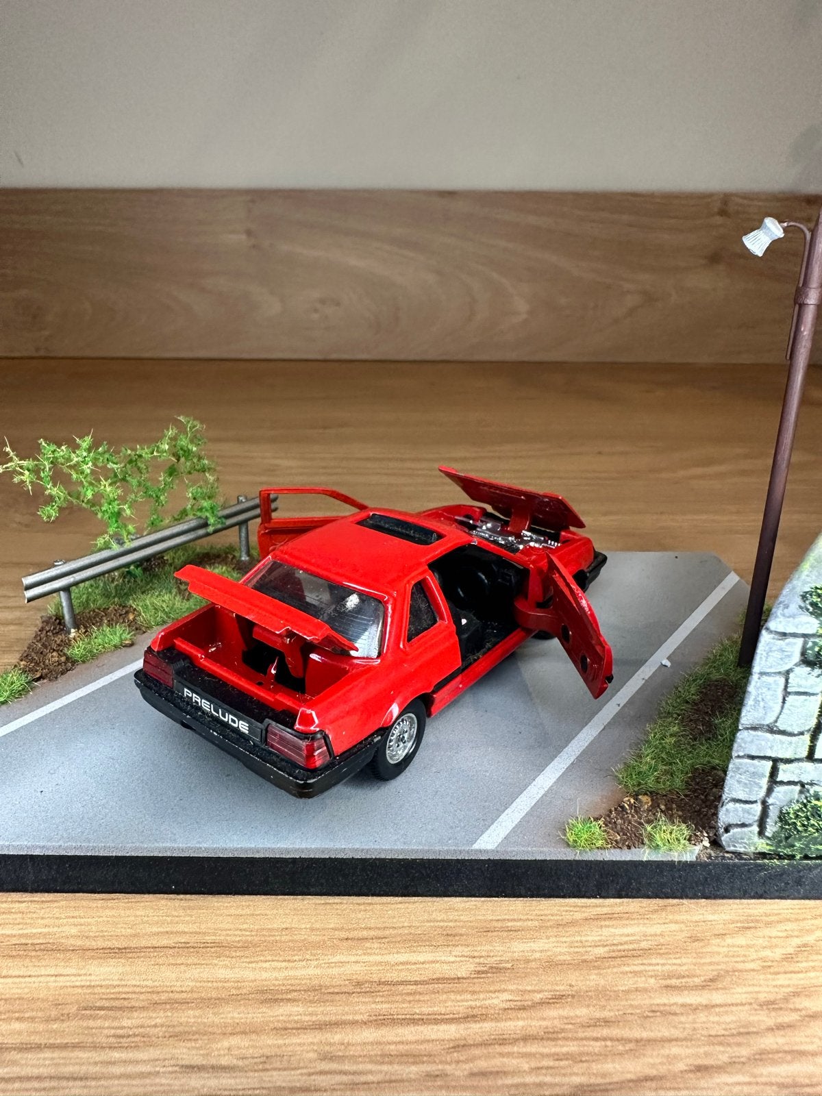 Honda Prelude 1:43 Yonezawa Toys G26 Made in Japan, Ophalen of Verzenden, Gebruikt, Auto, Overige merken