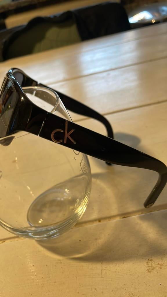 Calvin Klein, Sieraden, Tassen en Uiterlijk, Zonnebrillen en Brillen | Heren, Ophalen of Verzenden, Zo goed als nieuw, Zwart, Overige merken
