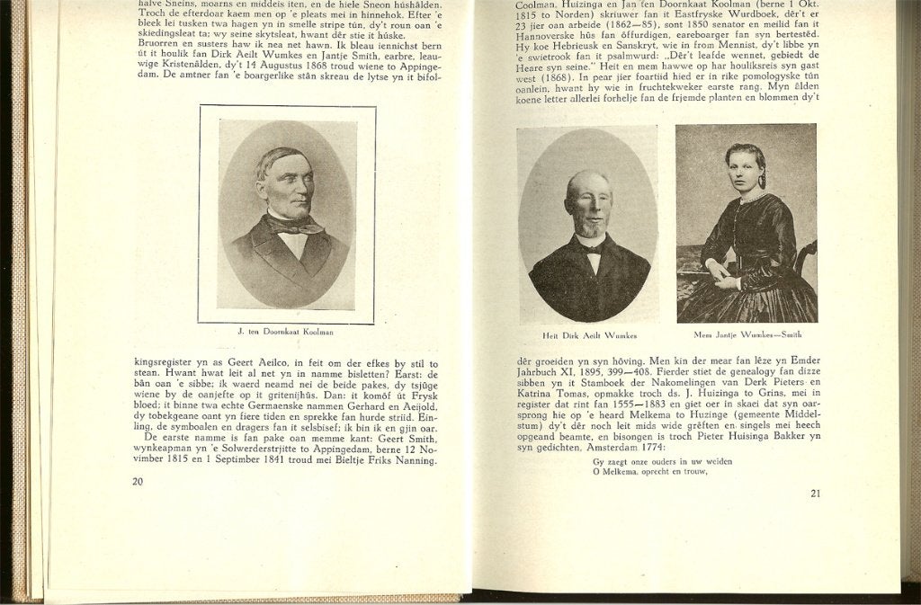 Nei sawntich jier - tinkskriften fan dr. G.A. Wumkes MCMLIX., Ophalen of Verzenden, Gelezen