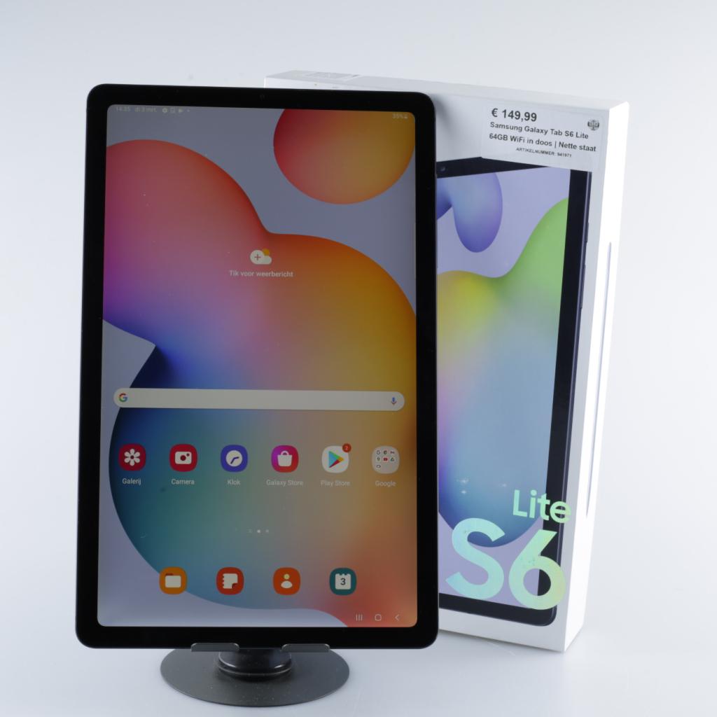 Samsung Galaxy Tab S6 Lite 64GB WiFi in doos | Nette staat