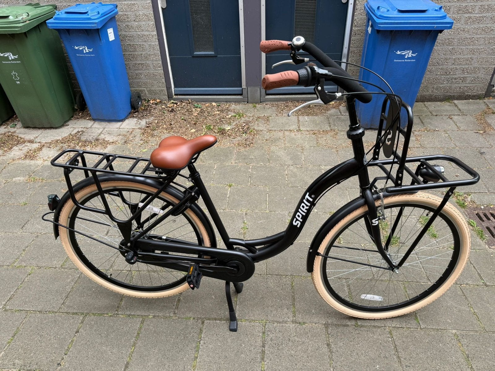 Spirit Carry N3 Moederfiets Mat-Zwart 49cm, Fietsen en Brommers, 47 tot 50 cm, Zo goed als nieuw, Versnellingen, 0 zitjes