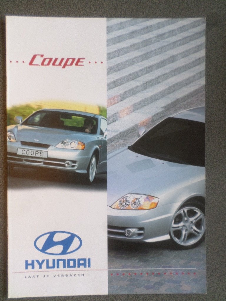 Hyundai Coupe 3de Generatie 2003 Brochure, Ophalen of Verzenden, Zo goed als nieuw, Overige merken