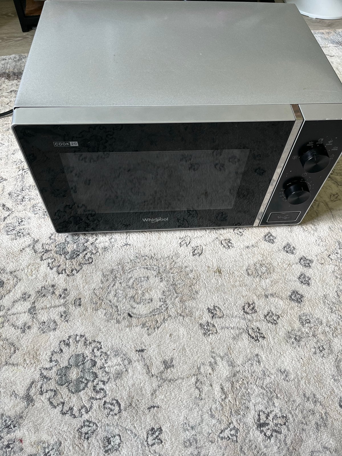 Whirlpool MWP 101 SB Magnetron - Zo goed als nieuw, Witgoed en Apparatuur, Magnetrons, Minder dan 45 cm, Ophalen of Verzenden