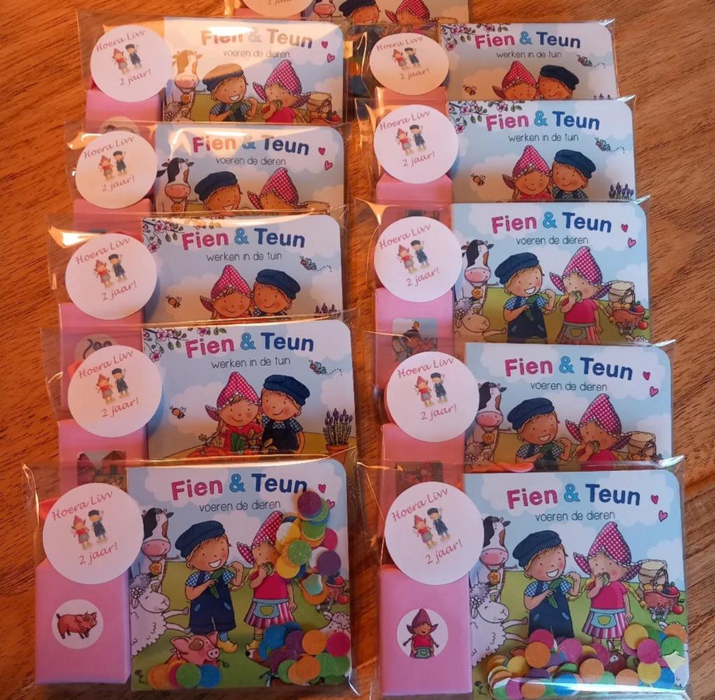 Fien & Teun traktaties voor kinderfeestje, Ophalen of Verzenden, Nieuw, Taal en Lezen