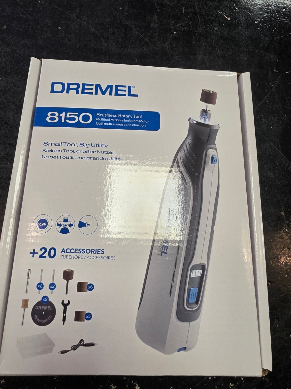 Nieuwe Dremel 8150 Brushless Rotary Tool +20 accessoires, Dremel, Info@dremel.nl, Multitool, Nieuw