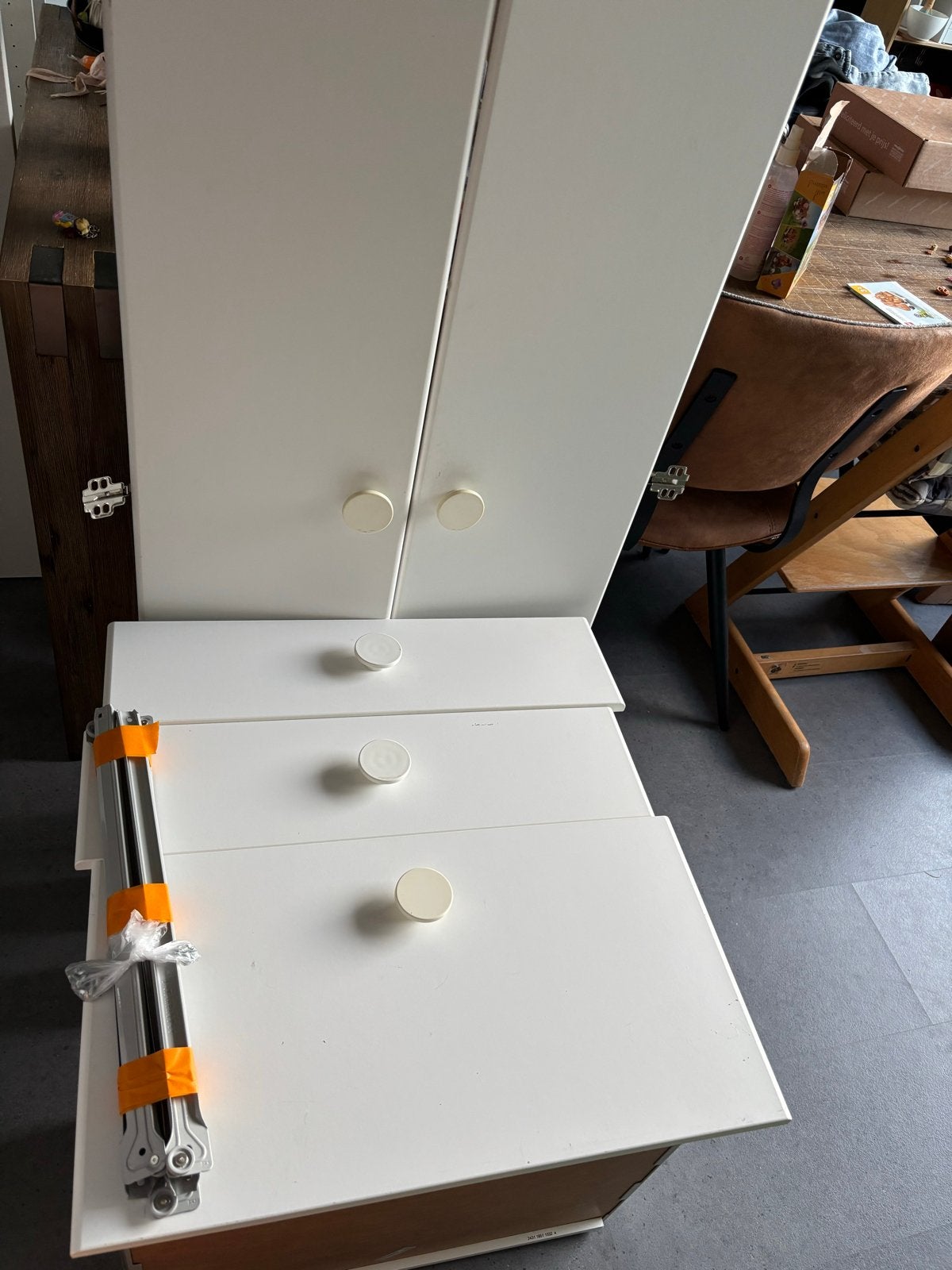 Ikea deuren en lades (wit), Ophalen of Verzenden, Gebruikt
