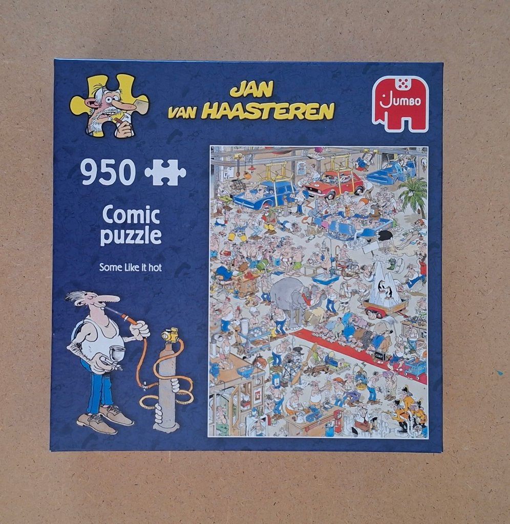 Puzzel Jan van Haasteren, Some Like it Hot, 950 Stukjes, Ophalen of Verzenden, 500 t/m 1500 stukjes, Zo goed als nieuw, Legpuzzel