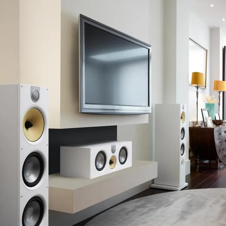 Bowers & Wilkins 683S2 / 684S2 / HTM62S2 Wit 5.0 surround, Ophalen, Gebruikt, Bowers & Wilkins (B&W), Surroundset zonder subwoofer