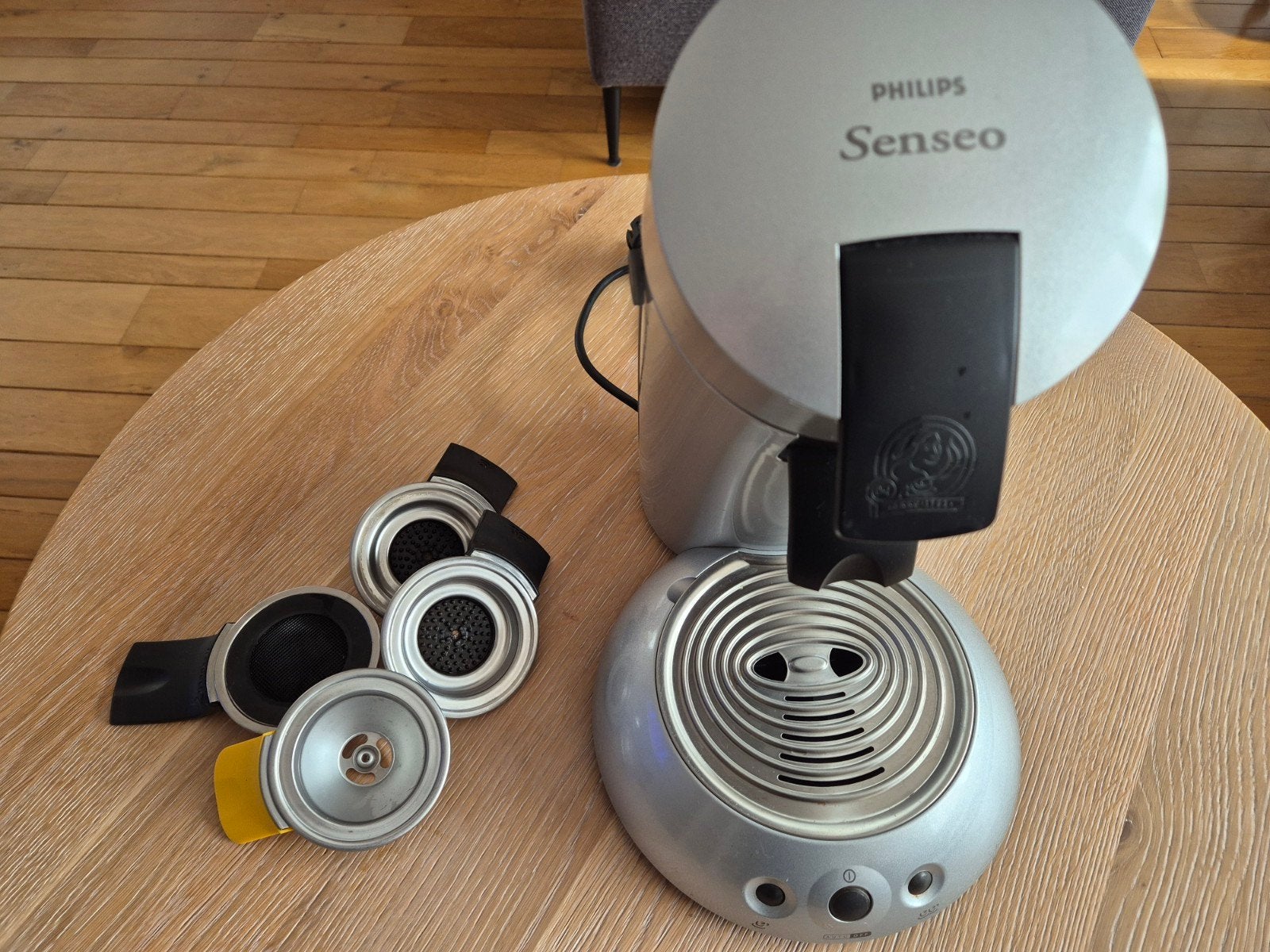 Senseo philips, mat grijs, Ophalen, Koffiemachine, Gemalen koffie