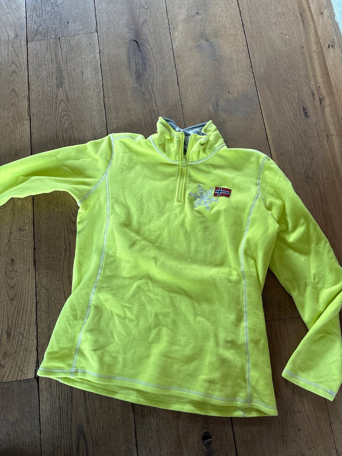 Napapijri dames fleece trui - Geel - Maat XXL, Ophalen of Verzenden, Zo goed als nieuw, Maat 46/48 (XL) of groter, Geel