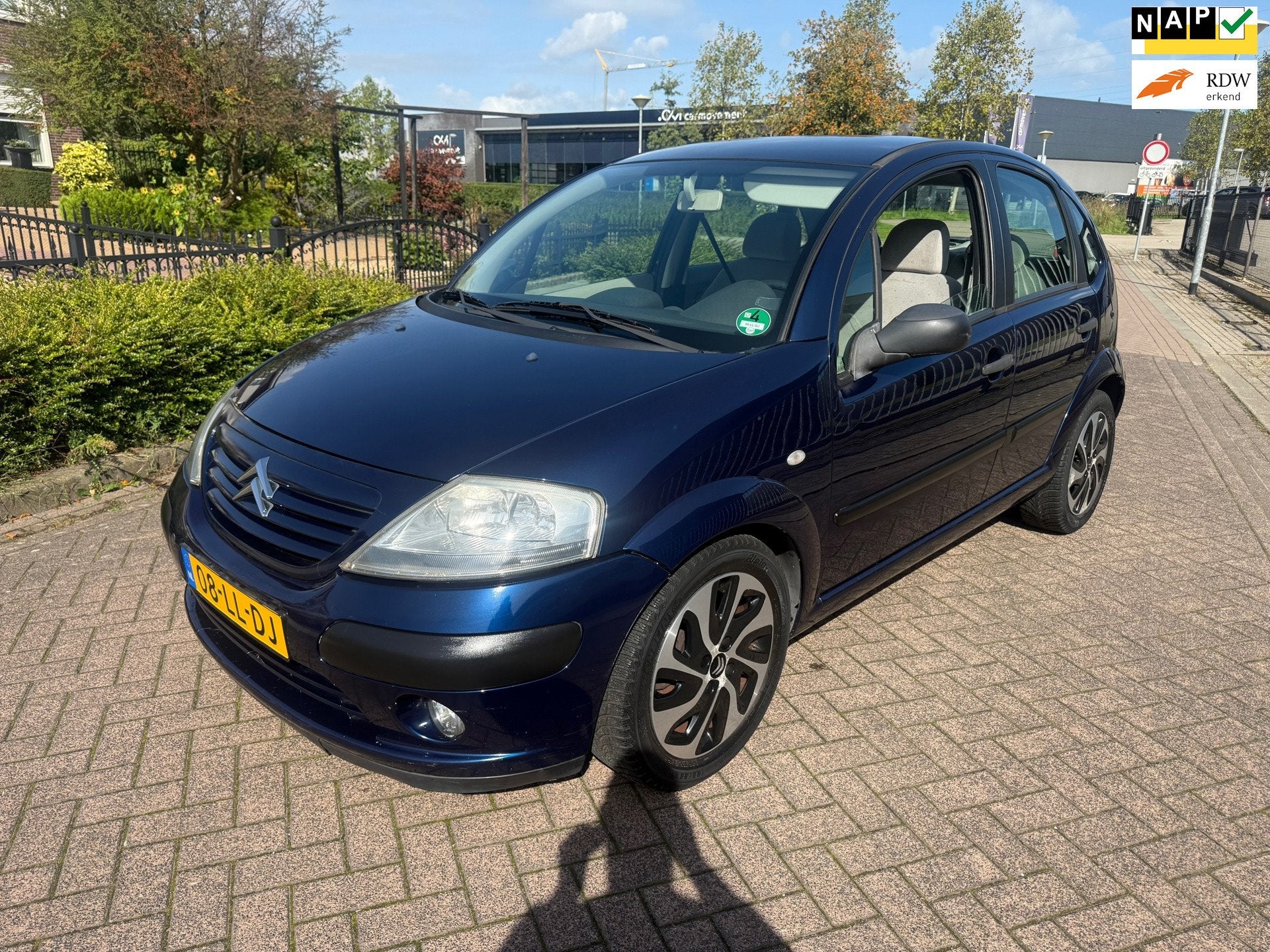 Citroen C3 1.4i Ligne Ambiance *NETJES*, Auto's, Voorwielaandrijving, Blauw, Origineel Nederlands, Bedrijf