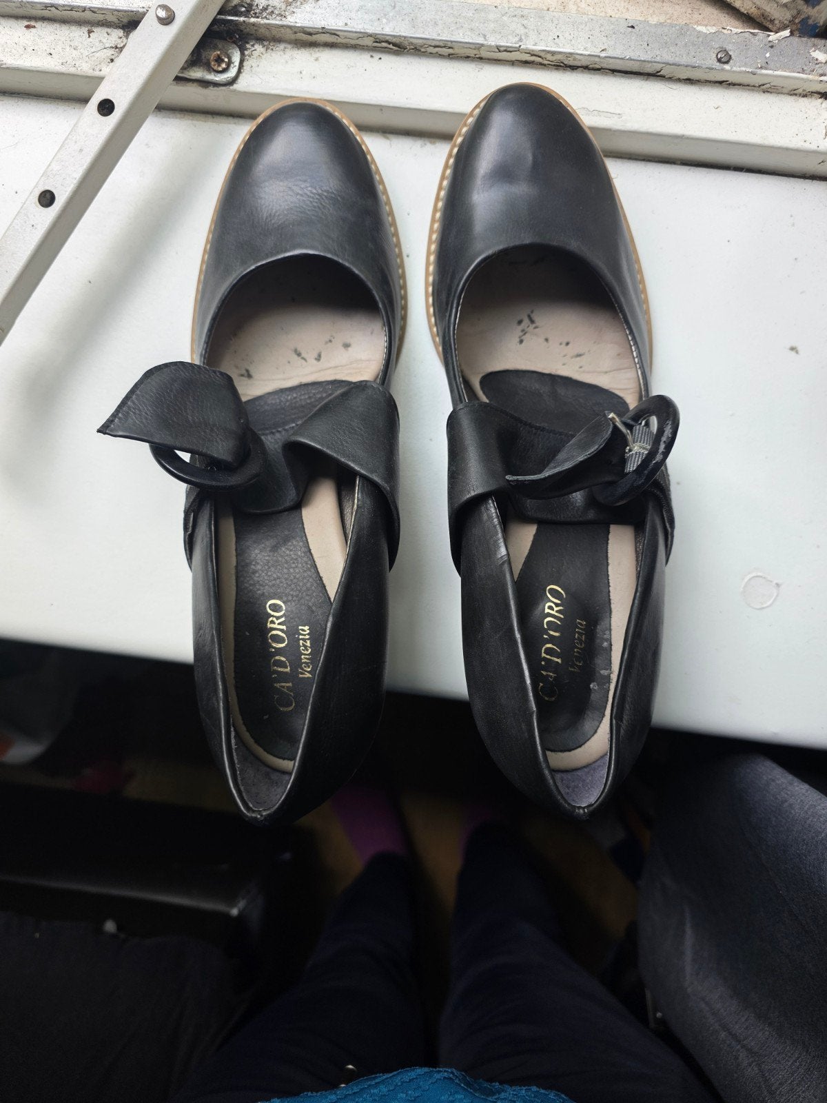 Zwarte Ca D'Oro Pumps met Houten Hak 42, Kleding | Dames, Pumps, Ca D'Oro, Zwart, Ophalen of Verzenden