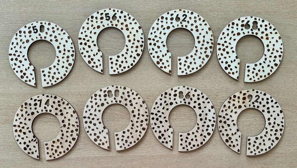 Maathangers stip maat 50 t/m 92 nieuw voor in de babykamer, Ophalen of Verzenden, Nieuw, Overige typen