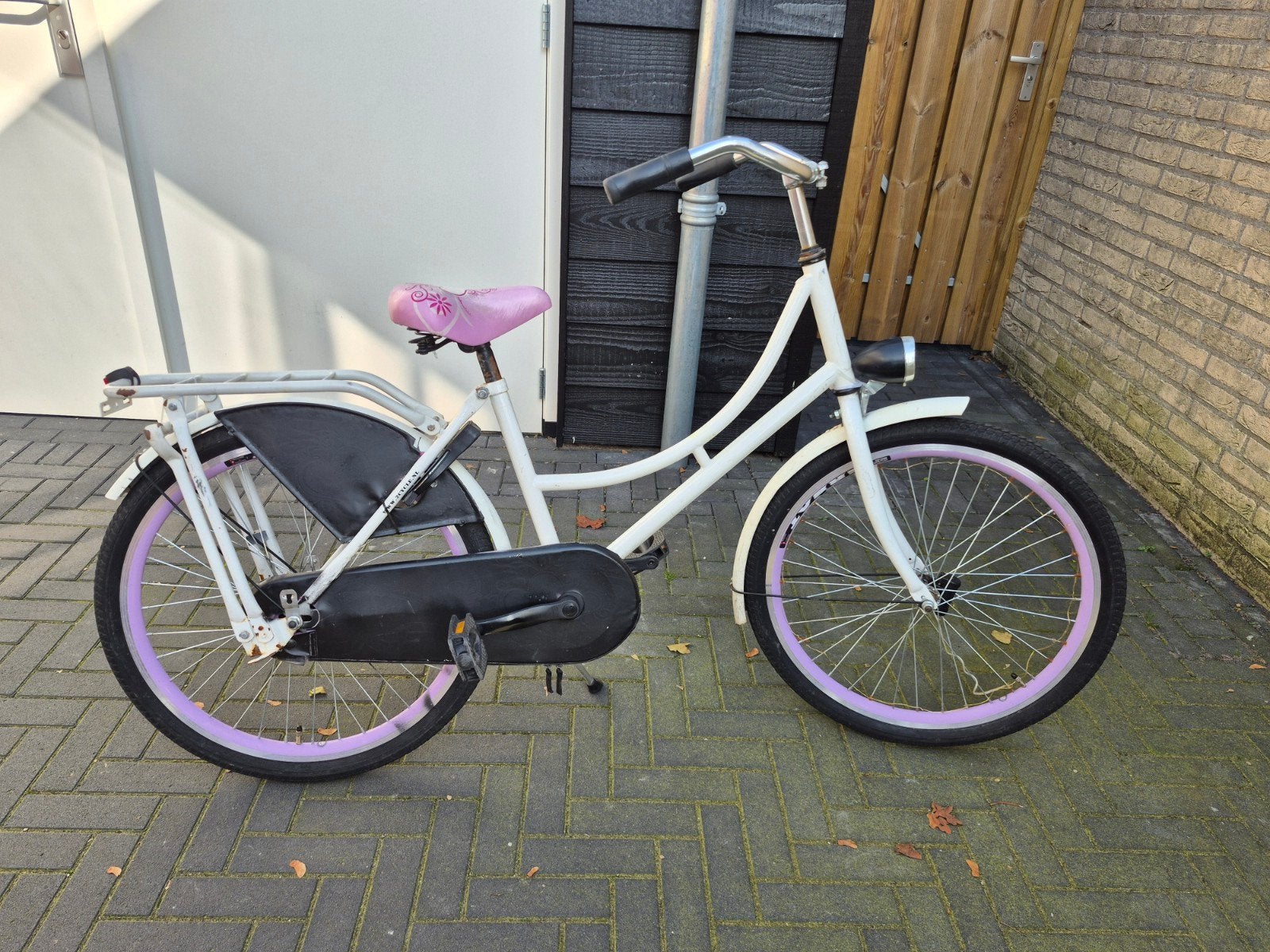 24 inch meisjesfiets, Fietsen en Brommers, Ophalen, Gebruikt, Terugtraprem, 24 inch
