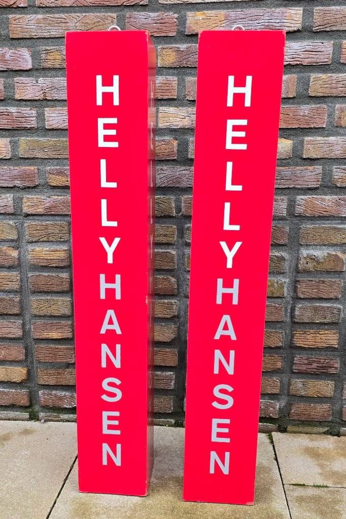 Helly Hansen reclame zuilen., Verzamelen, Ophalen, Zo goed als nieuw, Reclamebord
