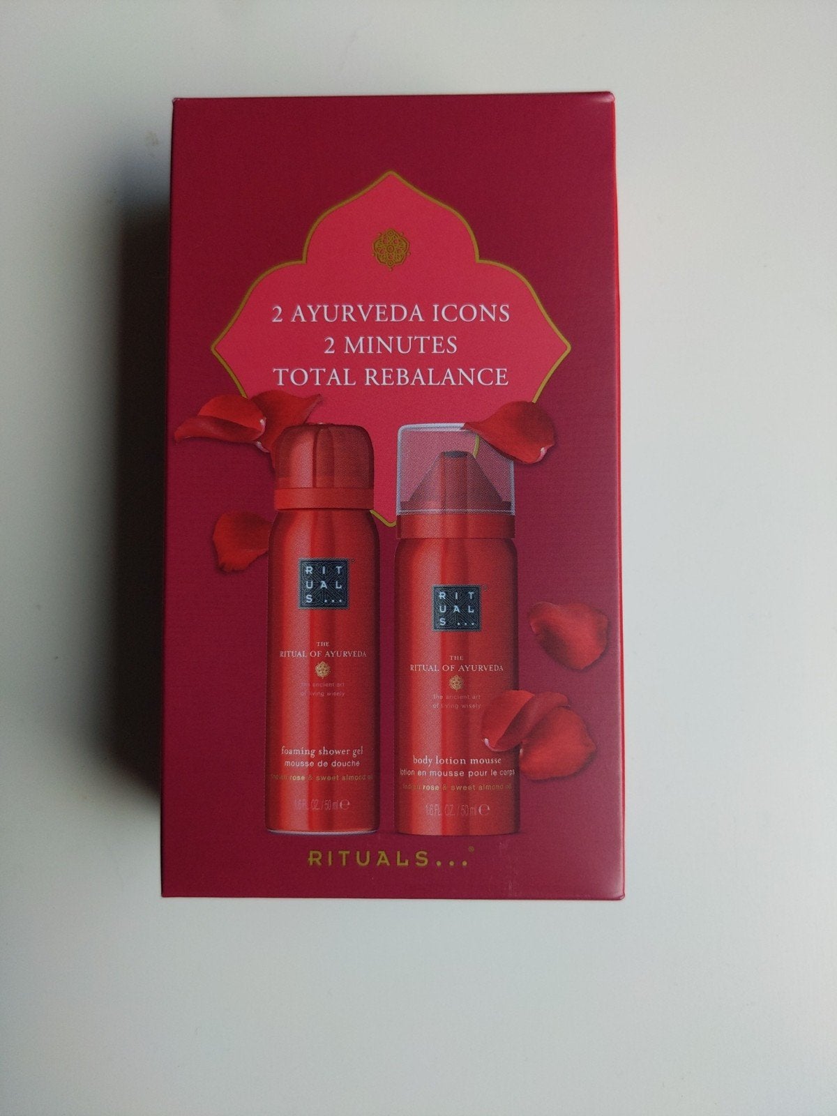 Rituals mini shower gel en bodylotion 50 ml., Ophalen, Nieuw, Bad & Douche