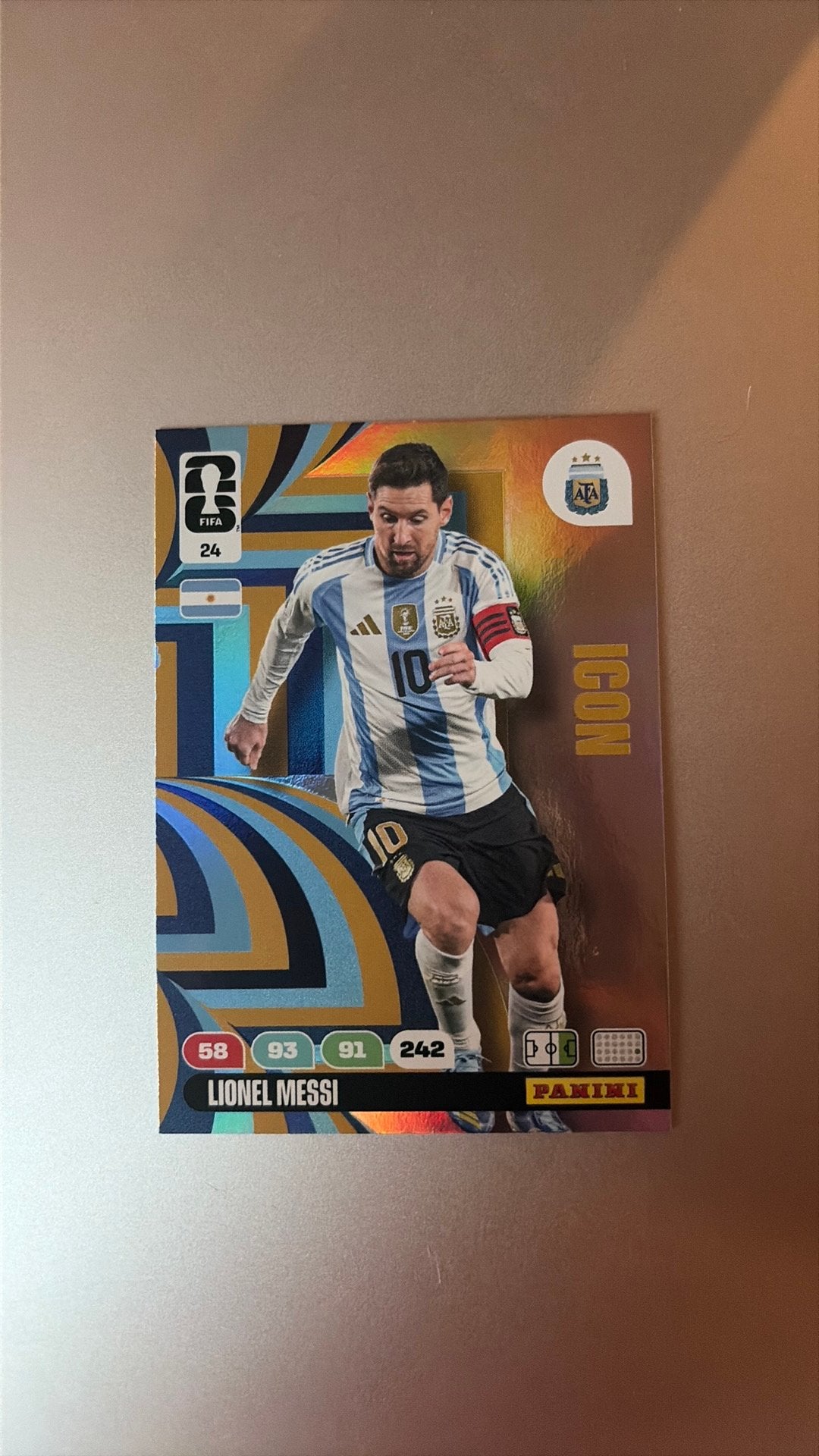 Panini Adrenalyn XL Lionel Messi, Ophalen of Verzenden, Nieuw, Plaatje