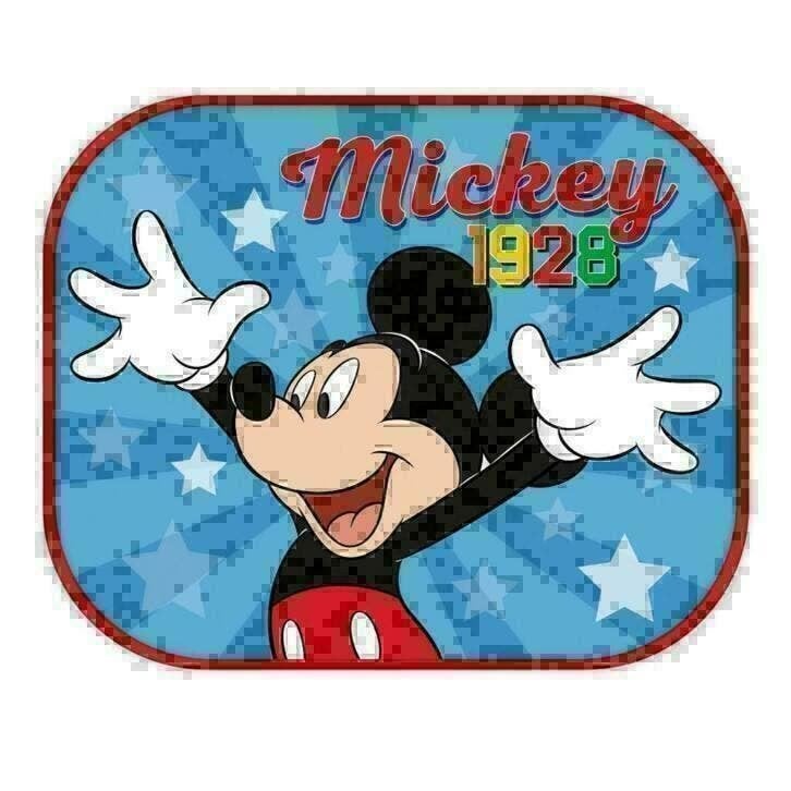Mickey Mouse Auto Zonnescherm - 2 Stuks - Disney, Nieuw, Ophalen of Verzenden, Nvt, Nvt
