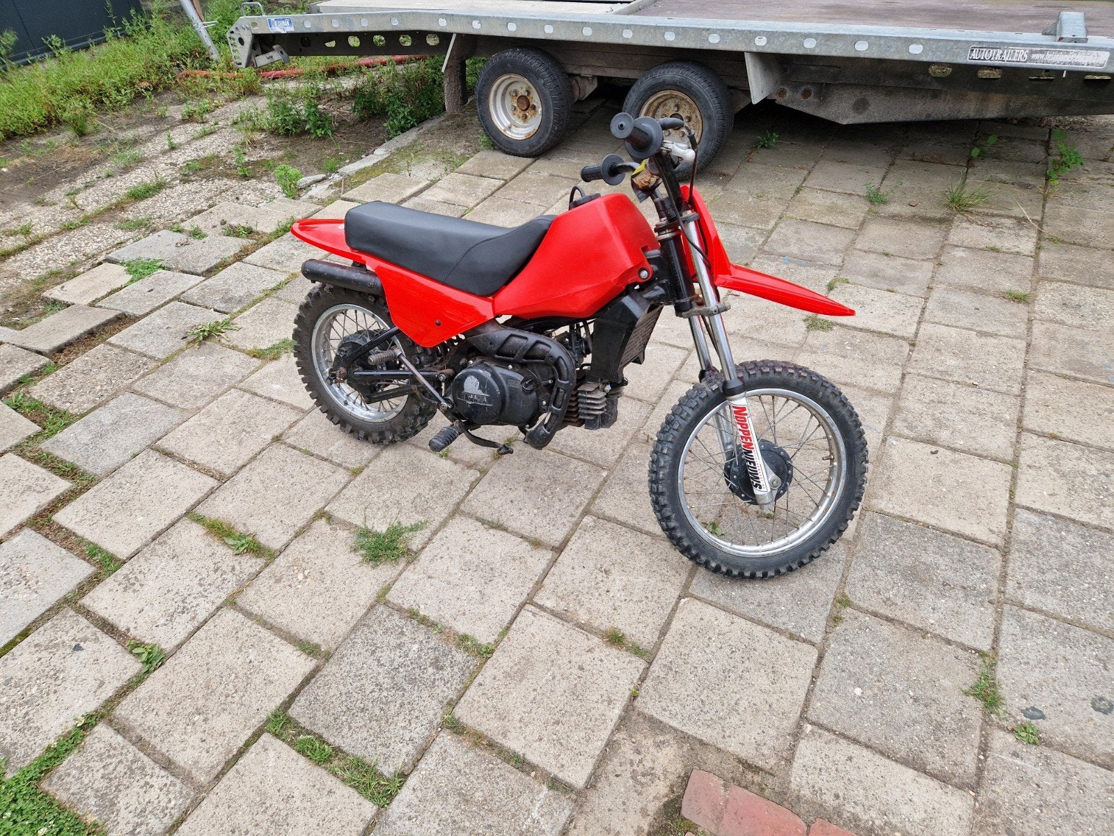 yamaha pw80., Ophalen