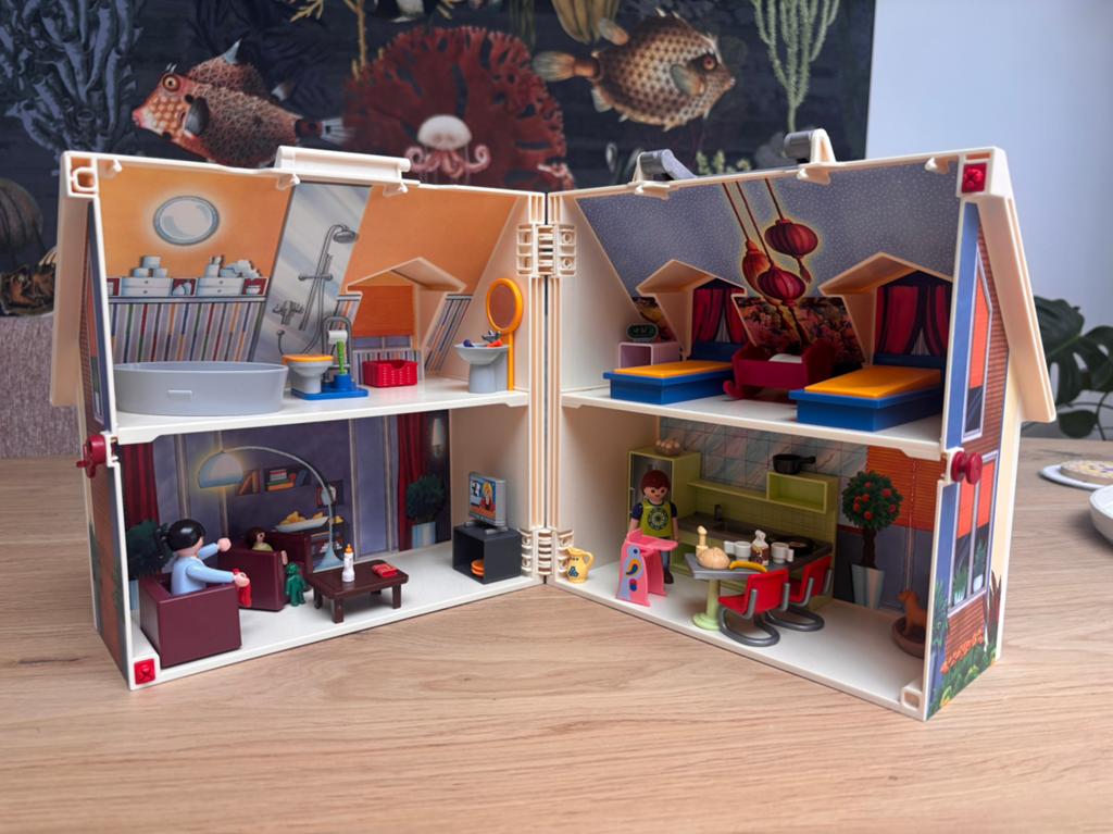 Playmobil 70985 meeneem poppenhuis, Kinderen en Baby's, Speelgoed | Playmobil, Ophalen of Verzenden, Zo goed als nieuw, Complete set