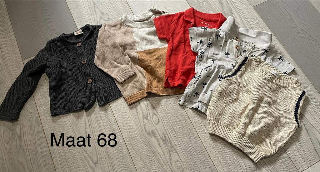 Groot Baby jongenskleding pakket maat 50 t/m 68, Kinderen en Baby's, Babykleding | Maat 68, Ophalen of Verzenden, Gebruikt, Jongetje