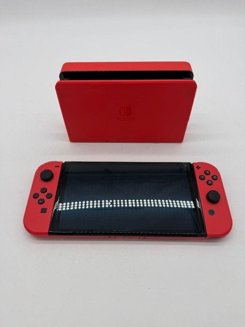 Nintendo Switch OLED | Mario Edition | In goede conditie, Ophalen of Verzenden, Zo goed als nieuw, Met 1 controller, Switch OLED