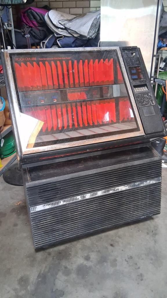 Rock-Ola 488 Jukebox - Klassieke Muziekautomaat, Gebruikt, Rock Ola, 1970 tot heden, Ophalen