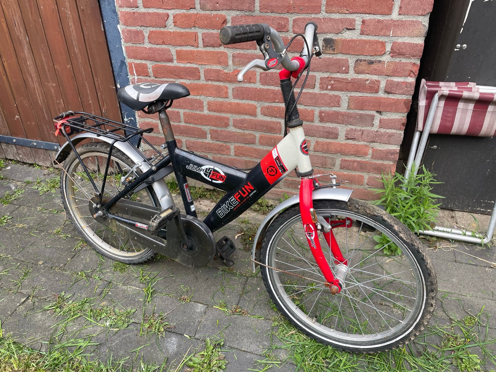 Kinderfiets Bikefun Jump 4 Fun - 20 inch, Ophalen, Gebruikt, Terugtraprem, 20 inch of meer