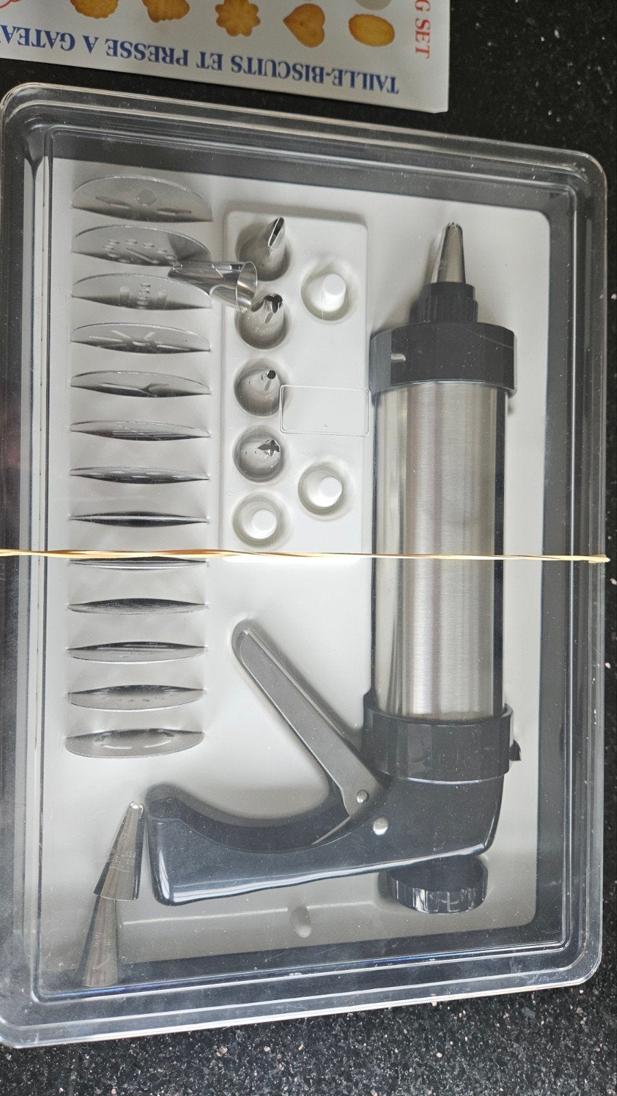 Koekjespers & Icing Set, Ophalen, Zo goed als nieuw, Taarten of Cupcakes, Versiering